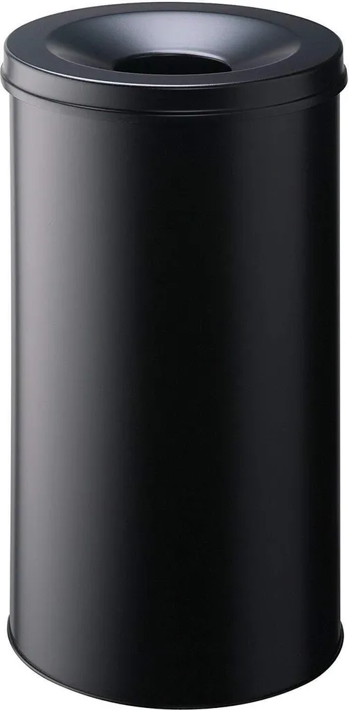 Corbeille de sécurité 60l pour collectivité et ERP Durable noir