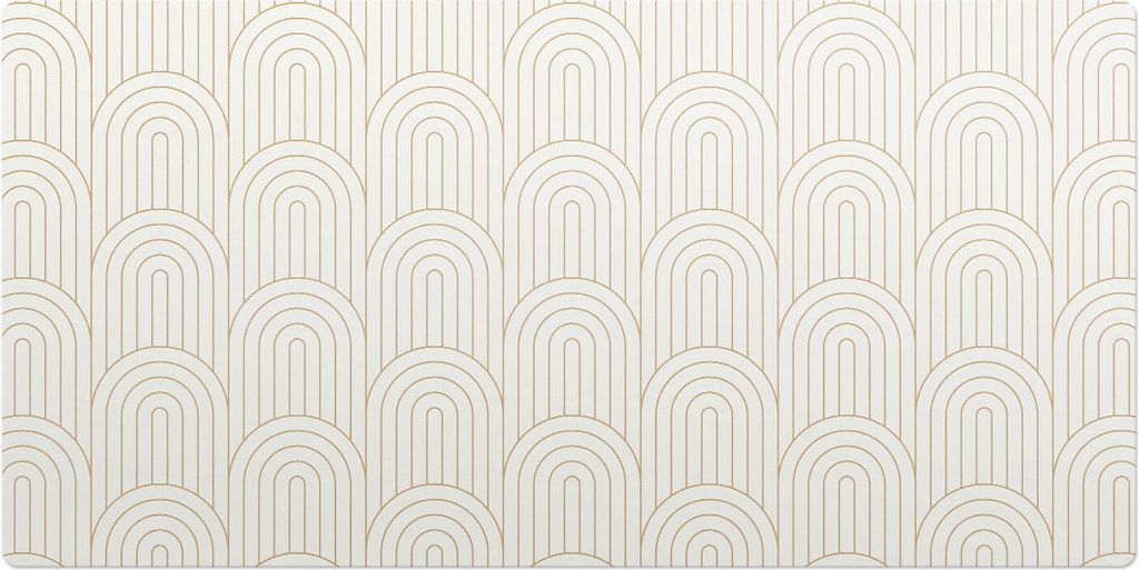 Gewölbtes Retro-Muster– Schreibtischunterlage – Schreibtisch Tischunterlage – 100x50 cm – Unterlage Groß Schreibtischmatte