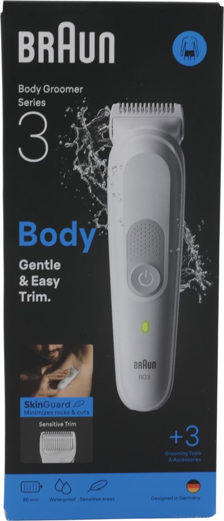 Braun Series 3 BG3530, Akku, Grau Produktbild 