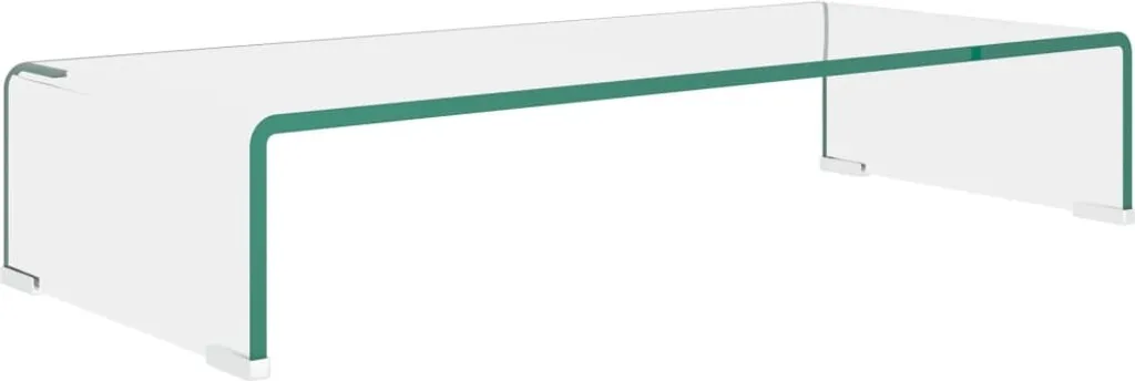 Supporto TV Vetro 70x30x13 cm SOTTOCOSTO | Rialzo Monitor Top Quality