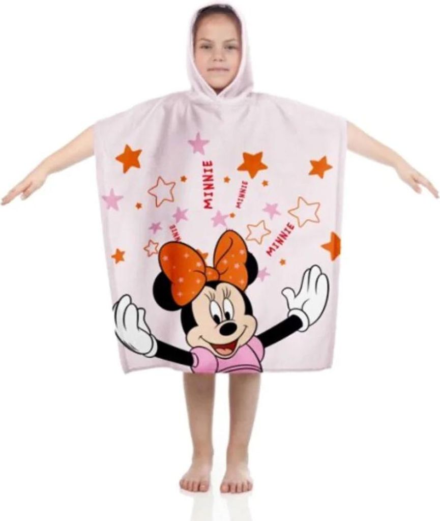 Minnie Maus Kinder Mädchen Poncho Badetuch Produktbild 