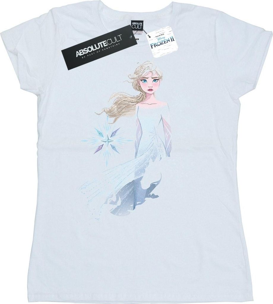 Disney - "Frozen 2" T-Shirt für Damen BI21652 (XXL) (Weiß)