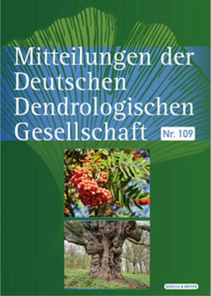Livre Mitteilungen der Deutschen Dendrologischen Gesellschaft : Étude Arbres