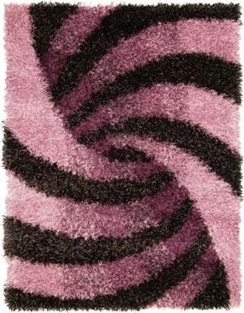 Tapis Shaggy Lavella 226 Violet 170x240 cm - Moelleux et Moderne
