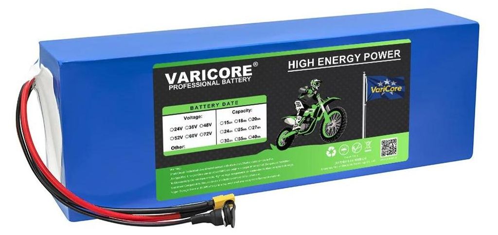 60V 50Ah Li-Ion Akku - 21700 Batteriepaket - Integriertes 16S BMS - 3000W Leistung - Für E-Bike Roller Werkzeuge Boot - Mit 67,2V Ladegerät - XT9...