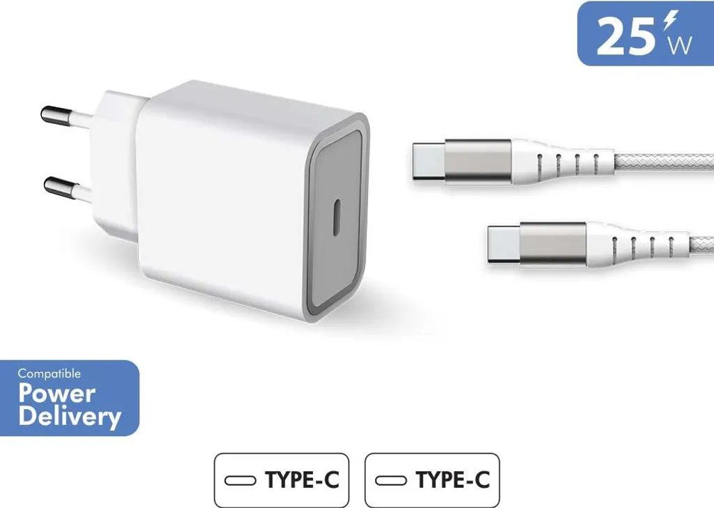 Kit de charge complet USB-C 25W pour bureau et voyage - Force Power