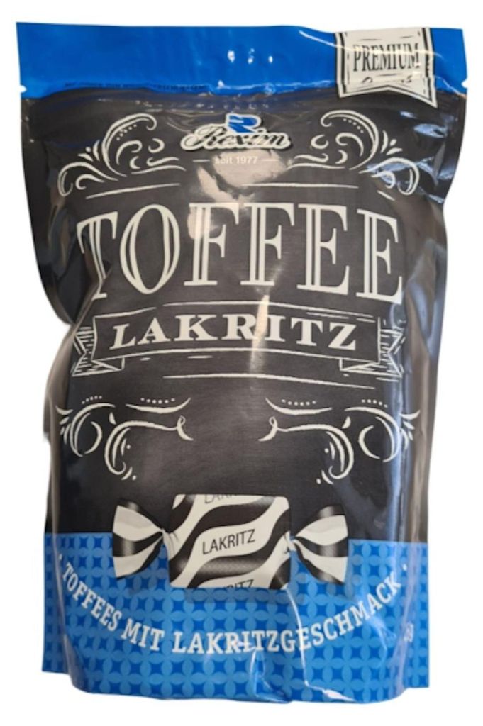 Rexim Premium Sweets Toffee Lakritz ca. 42 Stk.250g Produktbild 