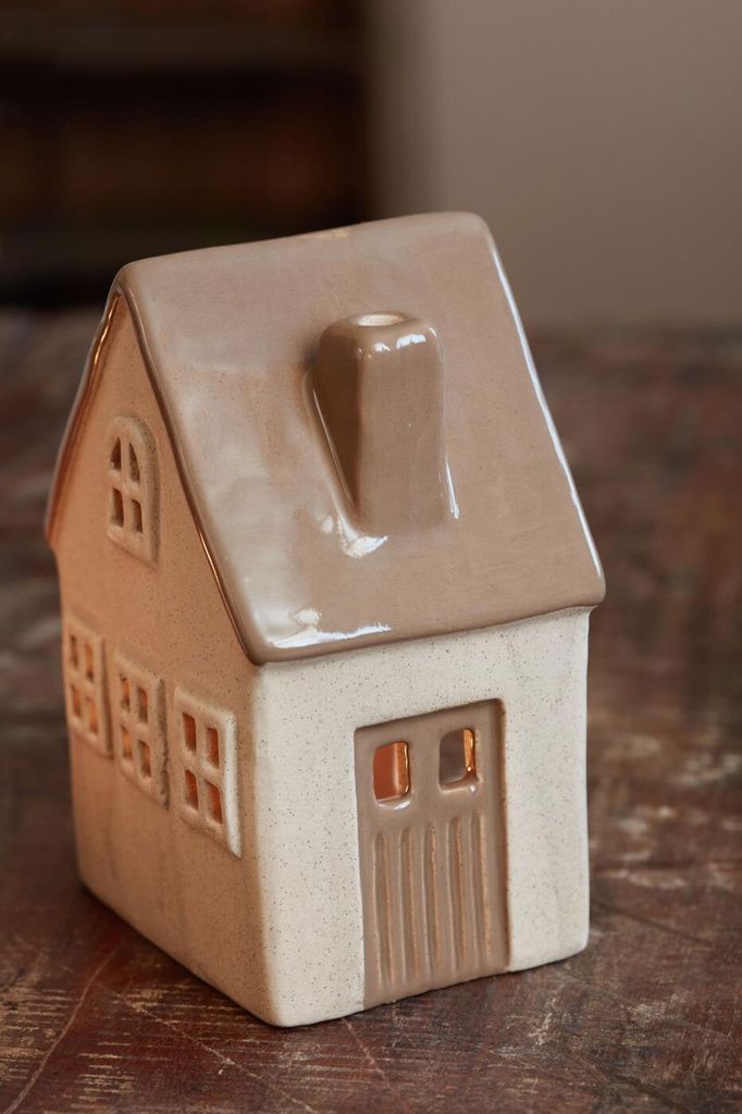 Keramik Lichthaus Nyhavn - Gemütliches Teelichthaus Im Fachwerk-Stil