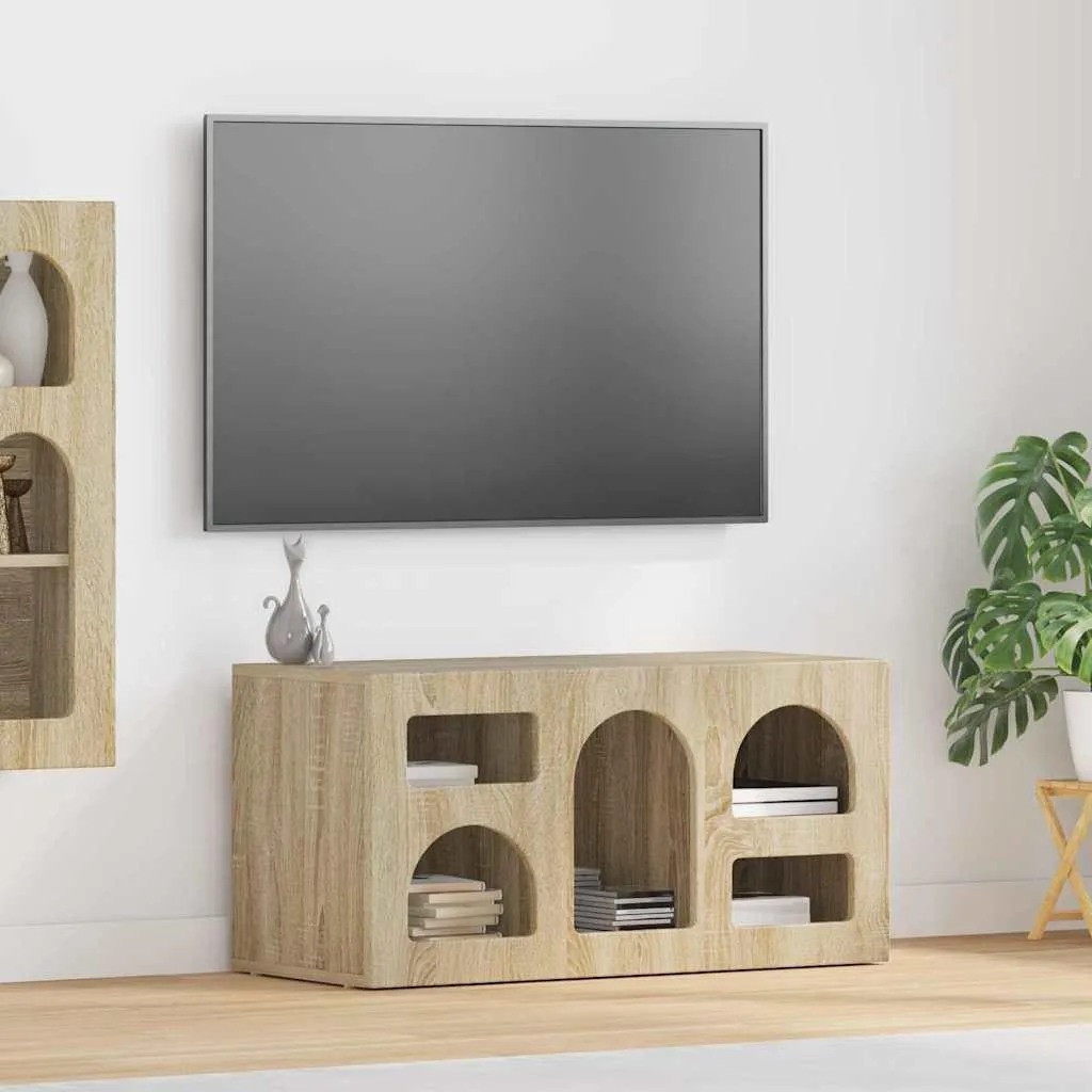 Maison Exclusive Mobile TV 80x35x40: Montaggio Facile e Solidità