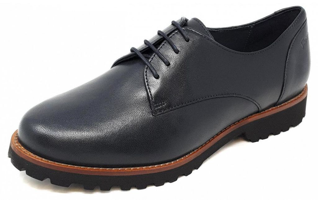 Sioux Meredith 700 sportlicher Schnürer Schwarz Produktbild 
