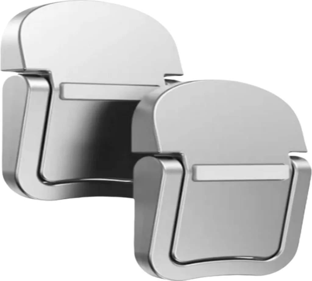 INF Mini Stand Laptop Metallo Argento - Pack 2 Ergonomico e Chic