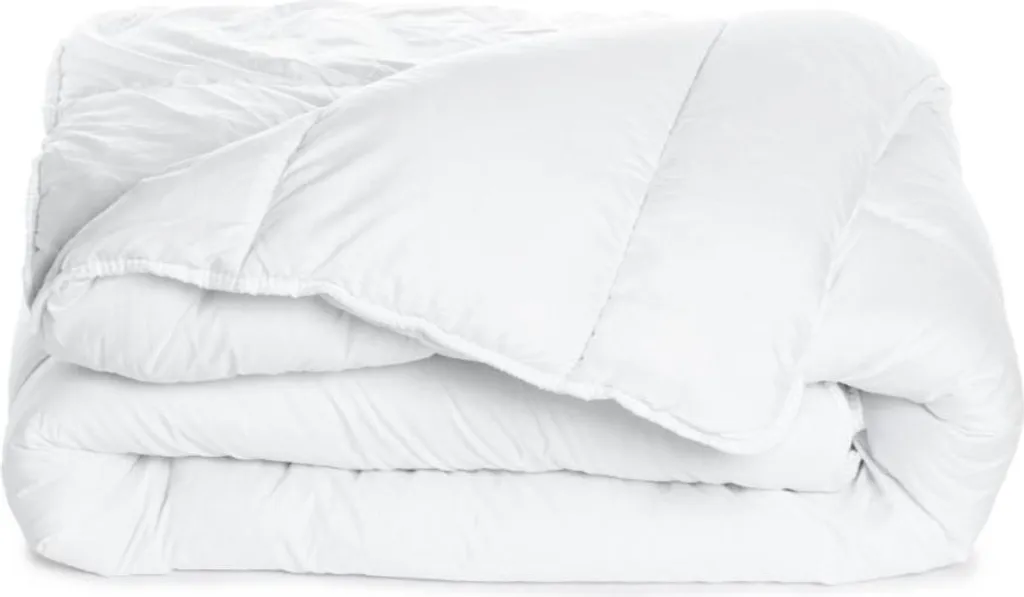 Couette 240x260 cm Bleu Câlin Chaude et Moelleuse pour Grand Lit