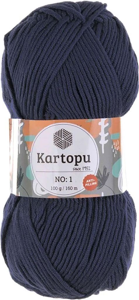 100g Strickwolle Kartopu NO:1 Polyacryl-Wolle Anti Pilling Effekt