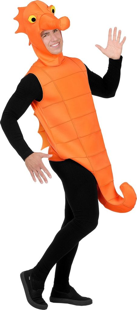 Kostüm Seepferdchen orange, Groesse:XL Produktbild 