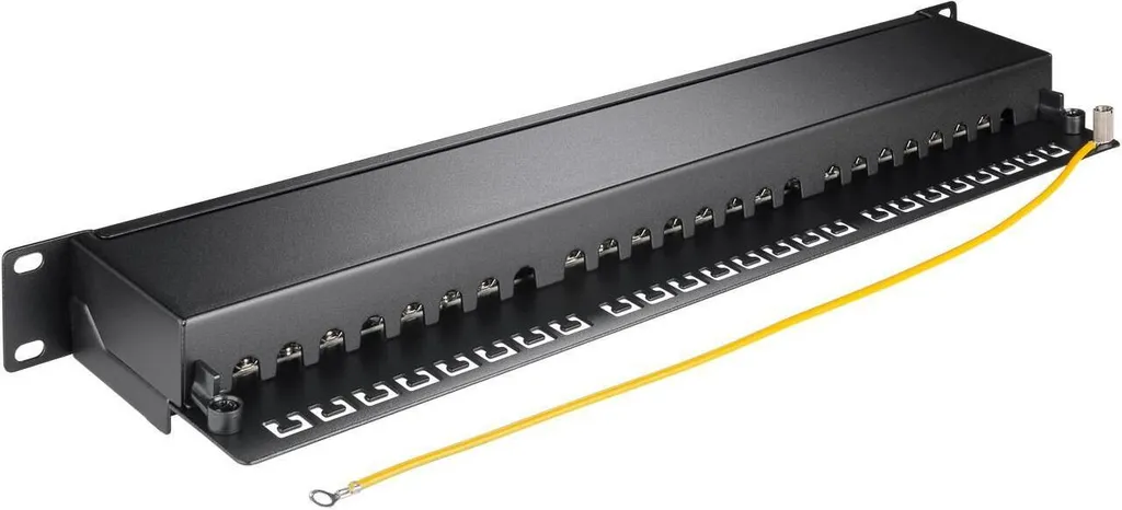 Distribuzione Rete Goobay 90854 CAT 6a STP 24 Porte Rack 19 Pollici - 2