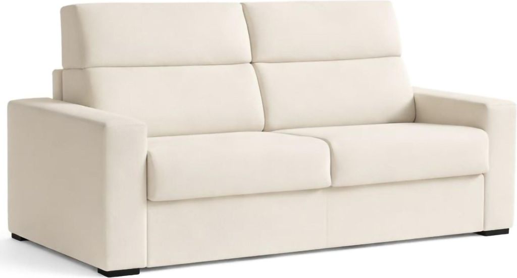 Ecate - Schlafsofa 2-Sitzer, 200x95 cm Beige, Abnehmbar Italy