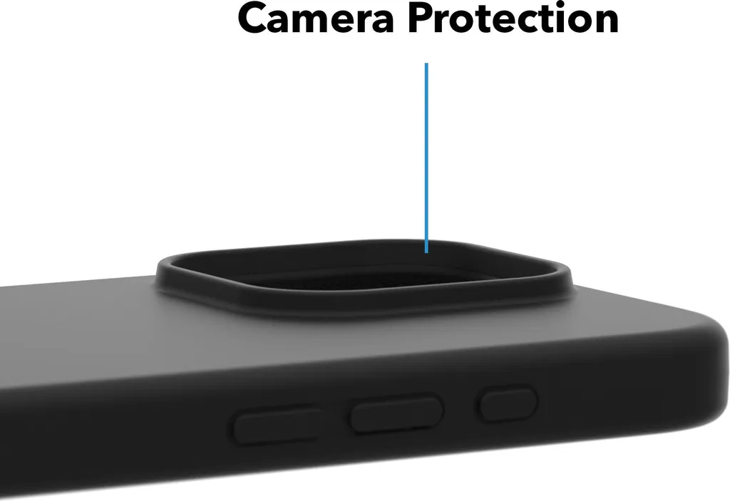 Protection iPhone 16 Pro Coque Silicone Noire Compatible MagSafe - 2