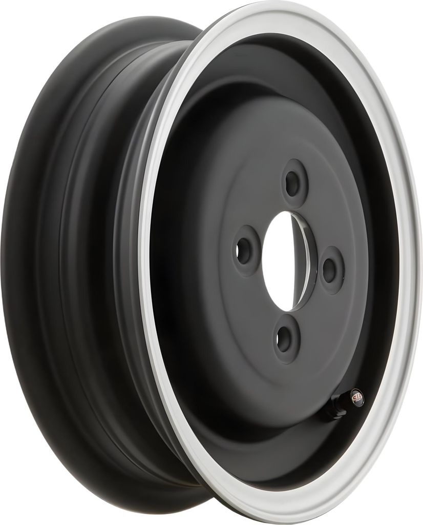 Felge Schlauchlos SIP Performance 2.15 Ø 8 Zoll schwarz matt für Vespa 98, 125 V1-15, V30-33, VU, VM, VN, VNA, Hoffmann, VNB, ACMA, 150 VL, VB, V...