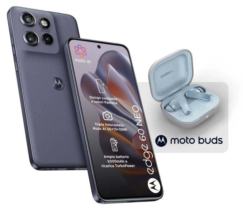 Motorola edge 60 neo + Moto Buds PG38C05749, 16,1 cm Produktbild 