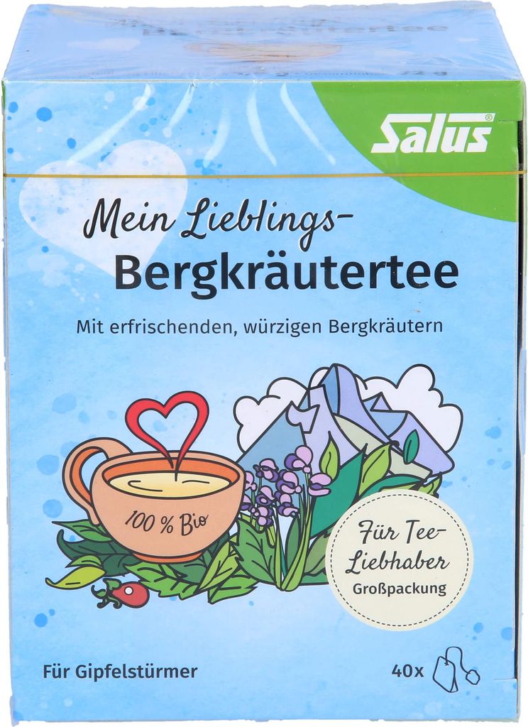 Salus Mein Lieblings-Bergkräuter-Tee , 40 St. Filterbeutel