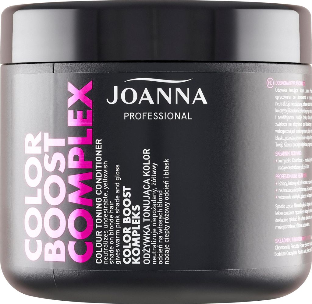 Joanna Color Boost Kompleks Odżywka tonująca kolor, 500g Zdjęcie produktu 