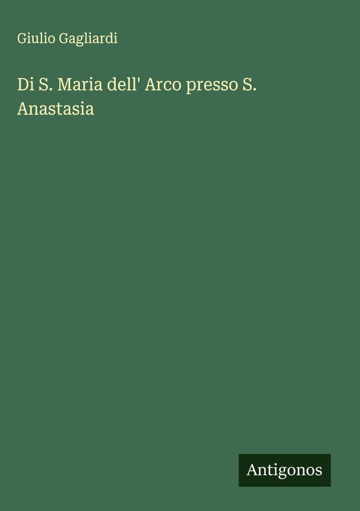 Von S. Maria dell' Arco bei S. Anastasia