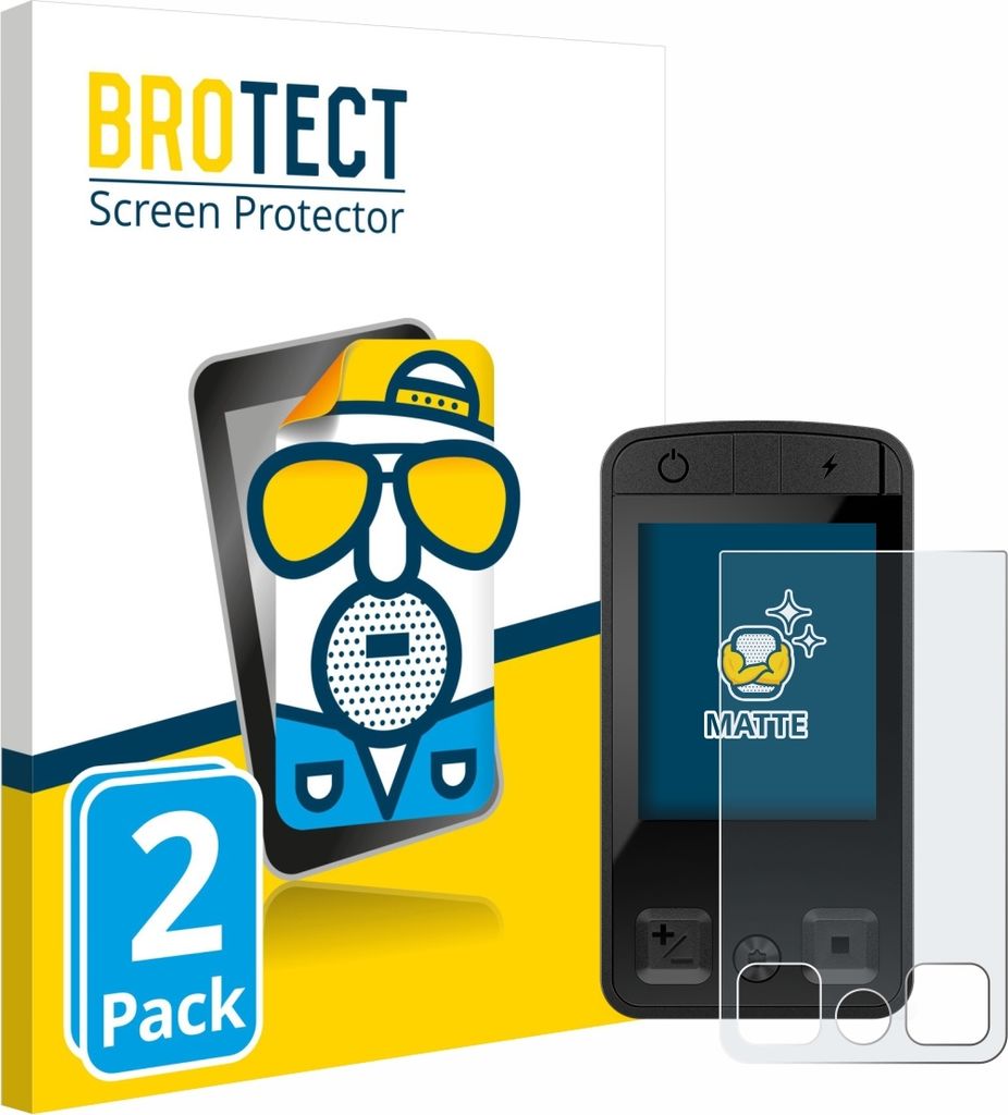 2x BROTECT Schutzfolie für Bosch Kiox 400C Displayschutz Displayschutzfolie Folie Matt Entspiegelungsfolie