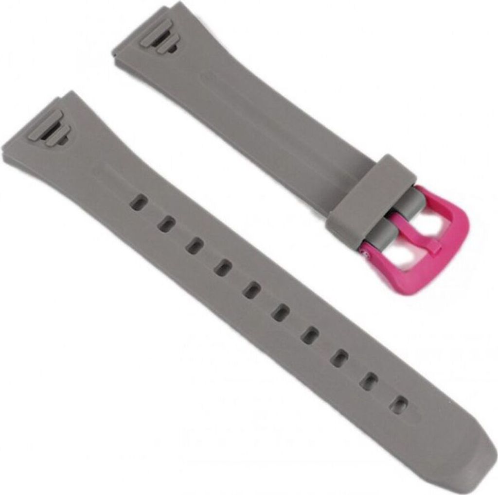 Casio Ersatzband Uhrenarmband Resin Grau/Pink LW-S200H-8AEF LW-S200H