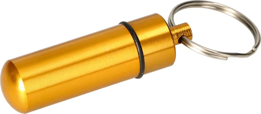 KOTARBAU® Portapillole da Viaggio Ermetico - Portachiavi di Sicurezza