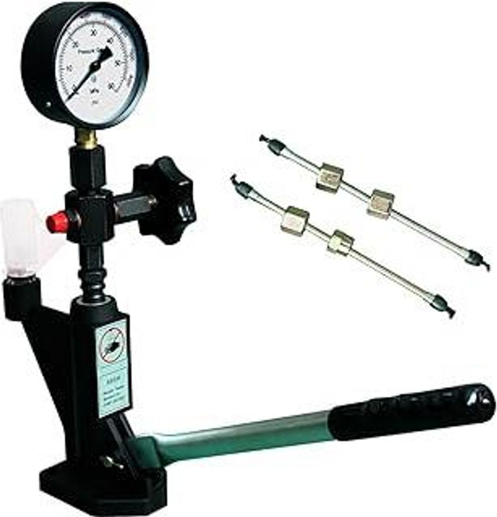 Einspritzdüse Prüfgeräte, Einspritzdüsen Tester, Diesel- Einspritzer-Düsentester 600 Bar, 16×14.5×8in (406×368×203mm) Einspritzdüse Prüf...