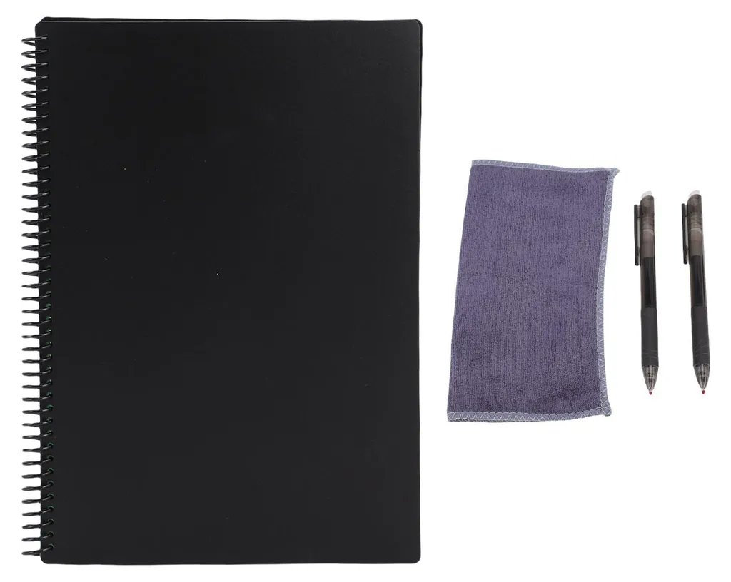 Carnet de notes réutilisable 180x255 mm idéal apprentissage et bureau