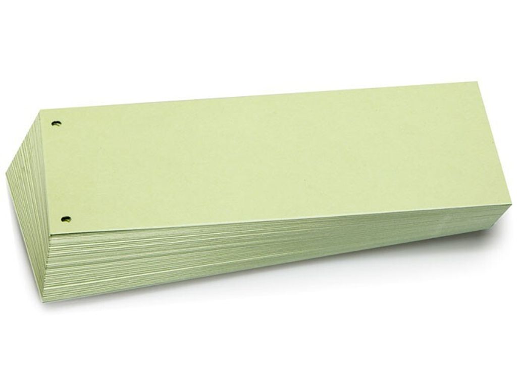 Herlitz Trennstreifen für DIN A4 Manila Karton grün 100 Produktbild 