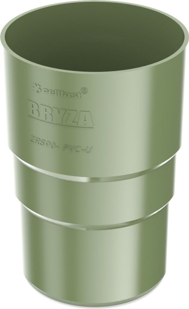 Kunststoff-Fallrohrverbinder Ø 63 mm, Grün RAL 6020 Produktbild 