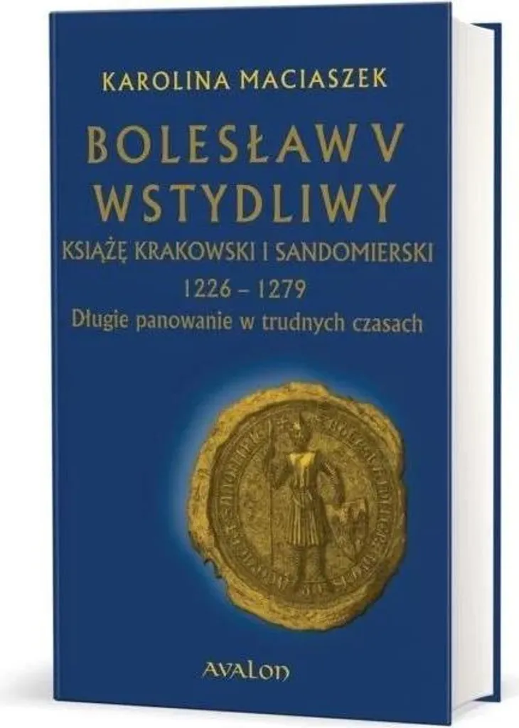 Livre d'histoire médiévale sur le duc Bolesław V Wstydliwy relié TW