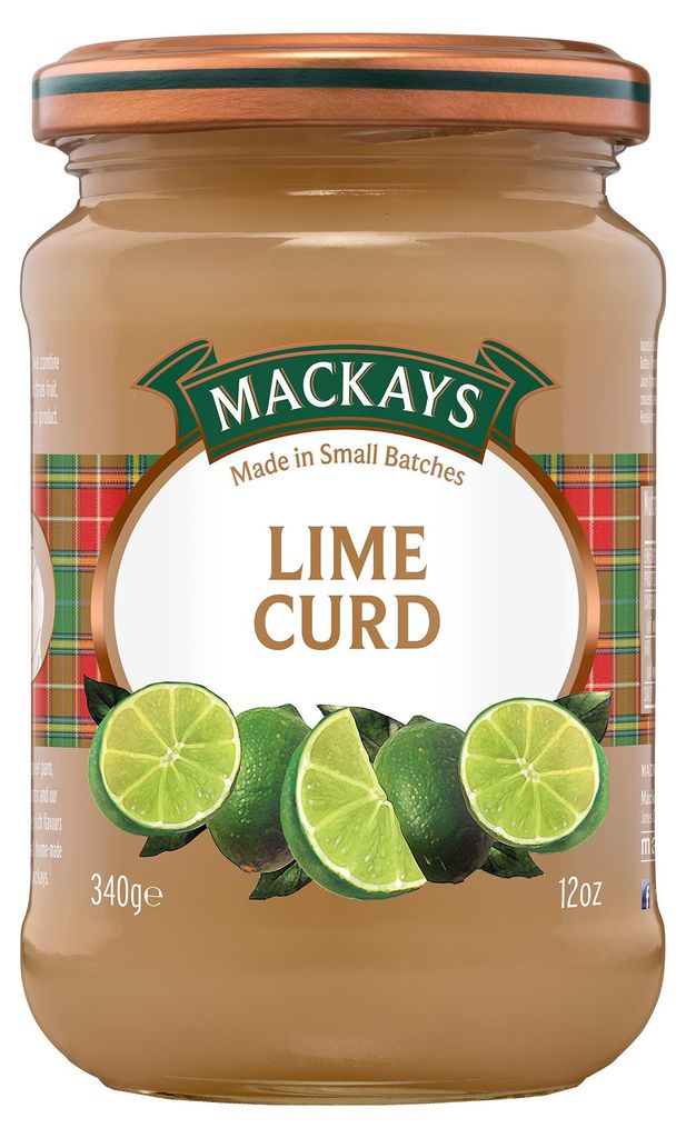 MACKAYS Lime Curd – Schottische Limettencreme, 340g