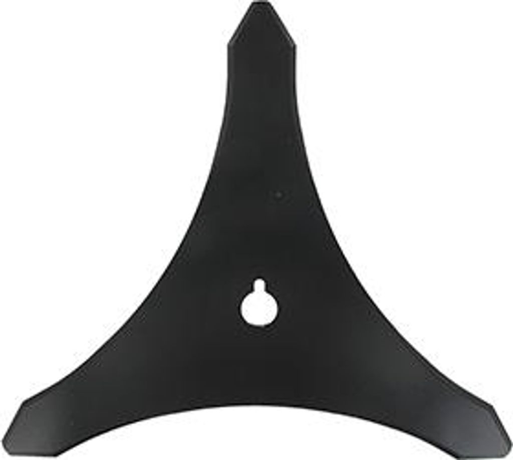 Professionelle Reihe - 3-Zahn-Schneideblatt, anpassbar für Freischneider - Schnittbreite 350 mm, Bohrung: 20,0 mm, Dicke: 4 mm.