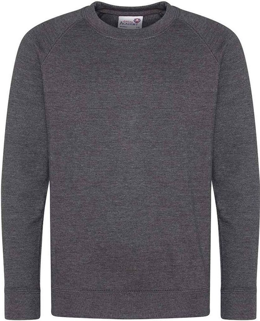 Awdis - "Academy" Sweatshirt für Kinder Raglanärmel PC7139 (140) (Holzkohle)
