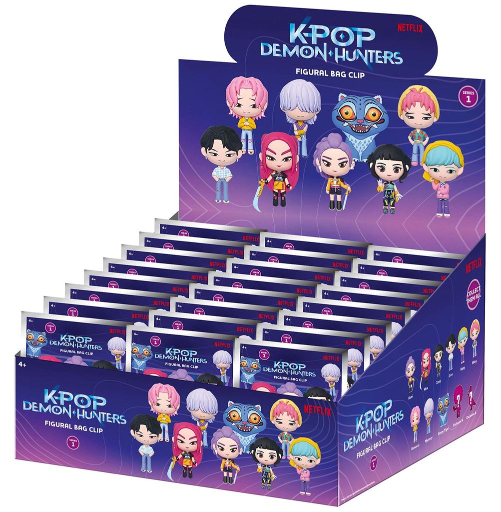 K-Pop Demon Hunter 3D PVC-Taschenanhänger Series 1 Display Produktbild 