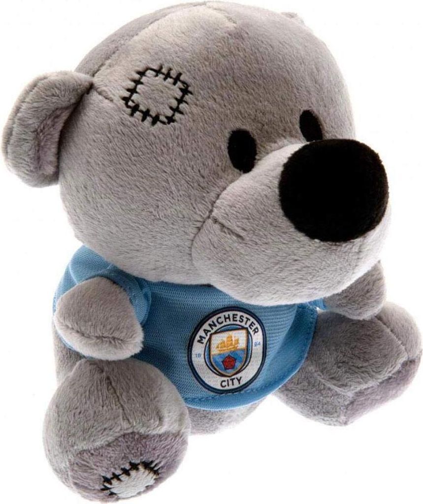 Manchester City FC - Teddybär "Timmy" SG32422 (Einheitsgröße) (Himmelblau/Gold/Rot)
