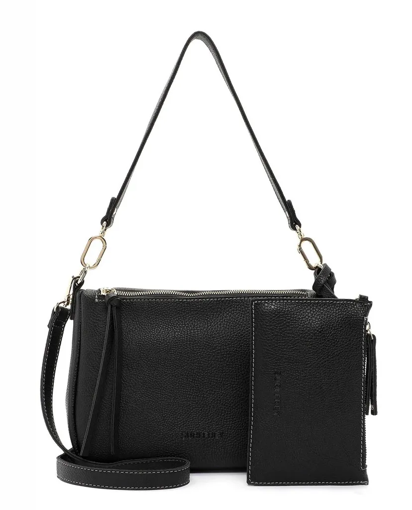 SURI FREY Orry Crossover Bag | Borsa Nera Leggera Uso Quotidiano