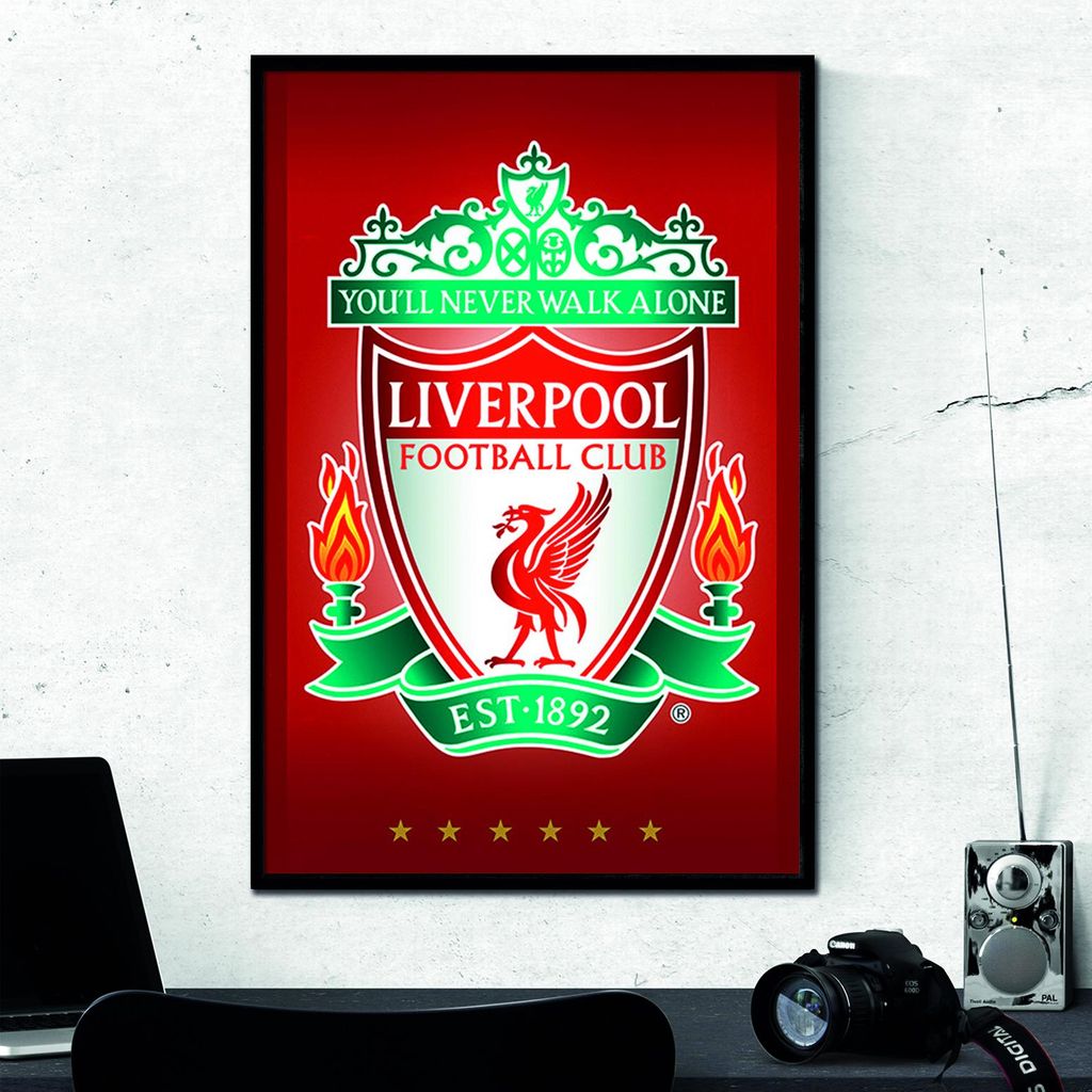 Liverpool Fc Poster Crest You Ll Never Walk Kaufland De