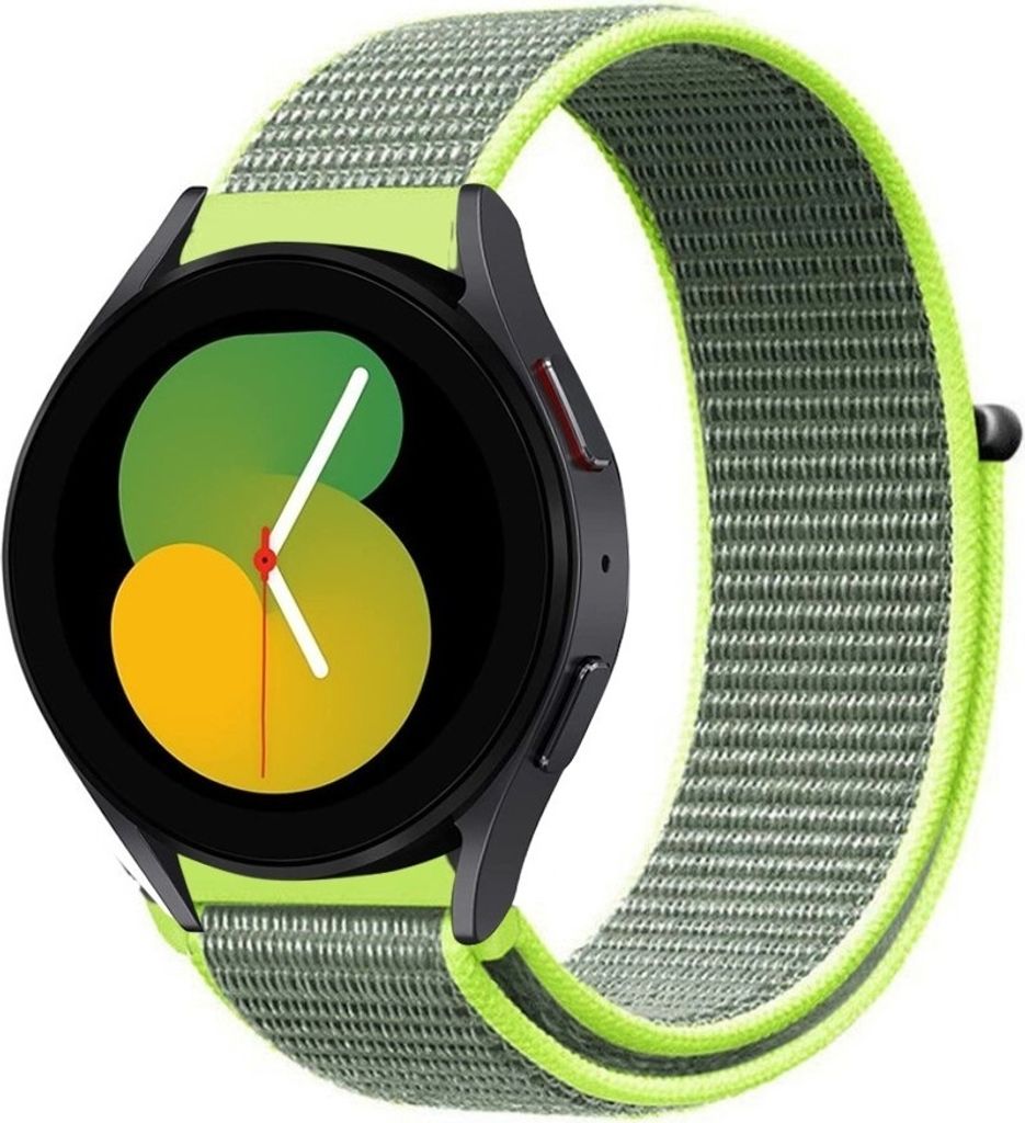 Strap-it Samsung Galaxy Watch 5 - 40mm Nylonarmband (Fluoreszierend)