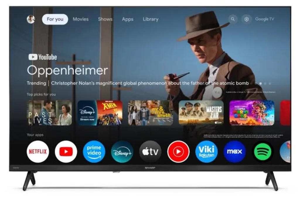 Smart TV Sharp écran LED de 50 pouces avec connectivité Wi-Fi intégrée - 2