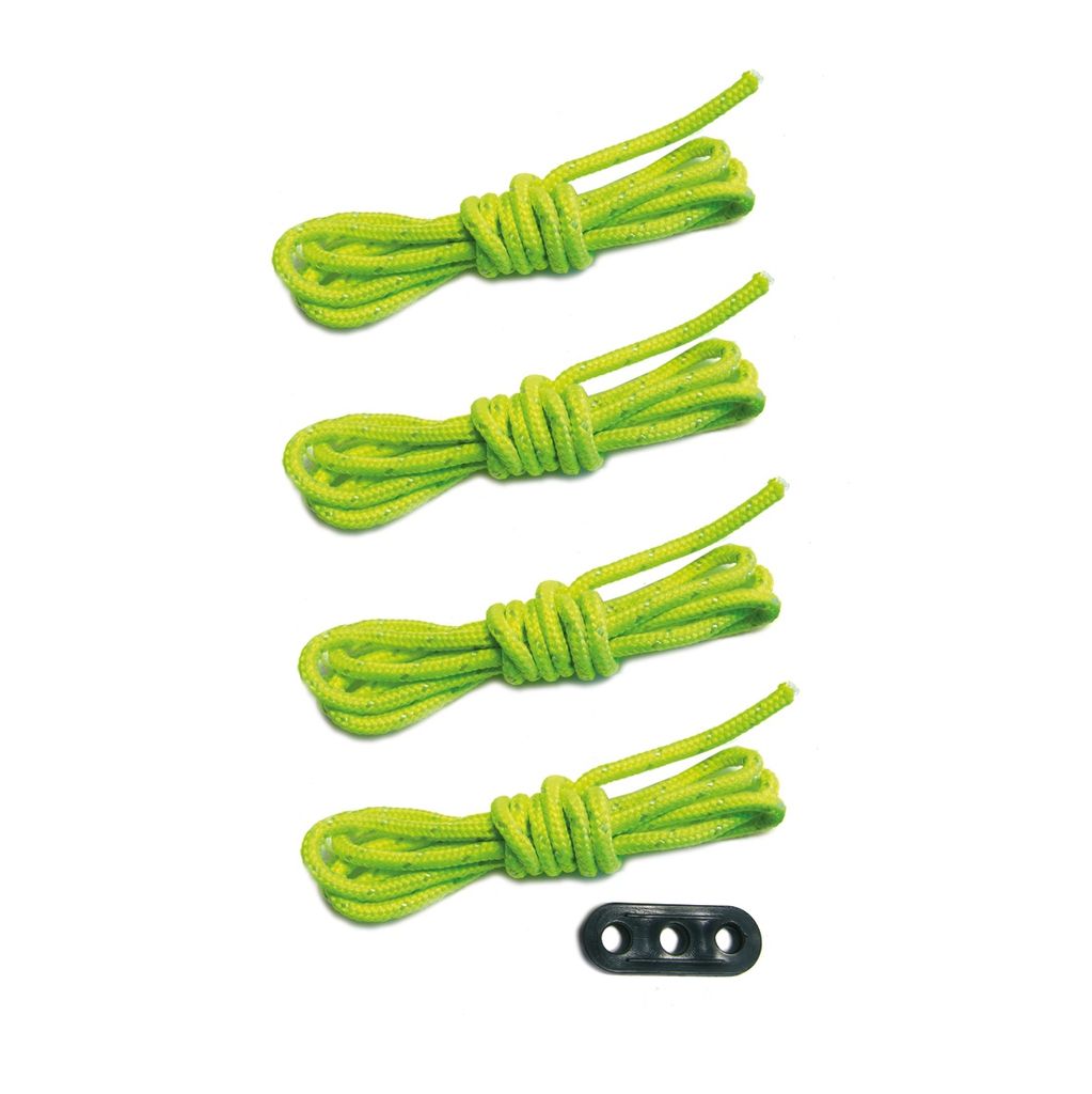Happy People Abspannleine Zelt 4er Pack reflektiert im Produktbild 