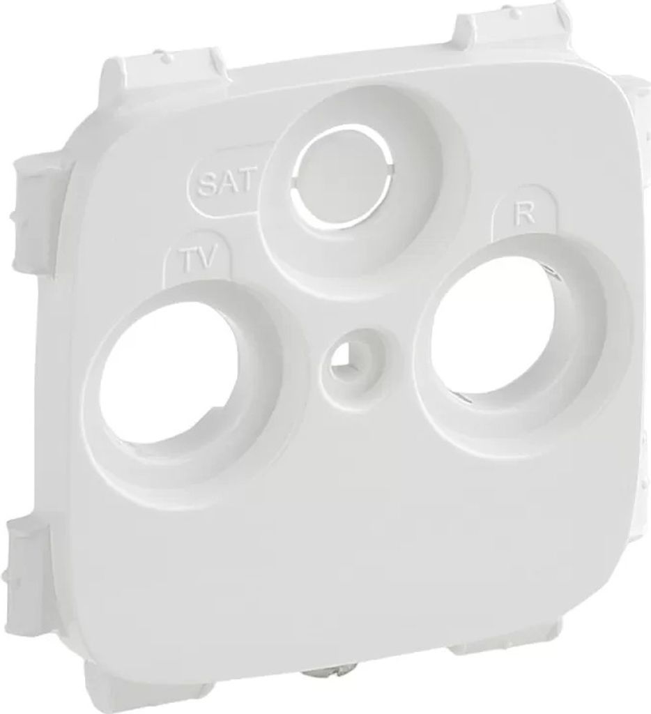 Legrand Valena Allure Abdeckung für TV+R-SAT (30mm Hirschmann). Farbe: Ultraweiß 754805
