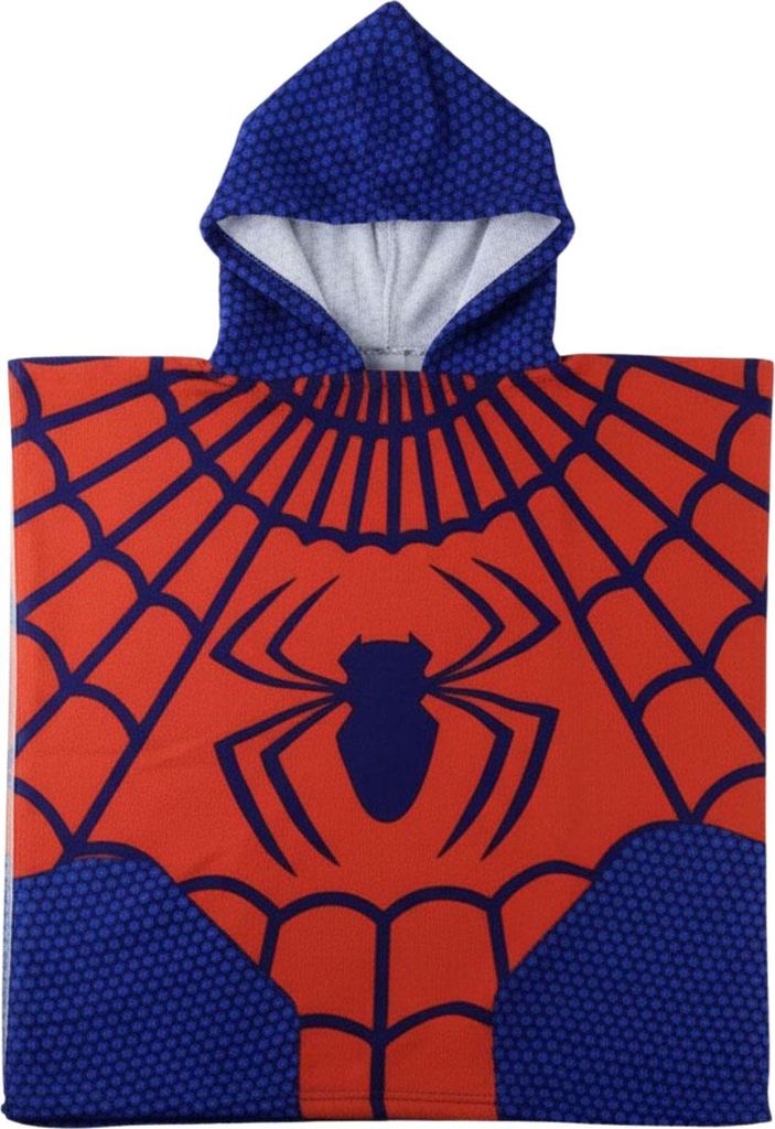 Ręcznik frotte z kapturem Spider-Man czerwony 55 x 77 cm Zdjęcie produktu 