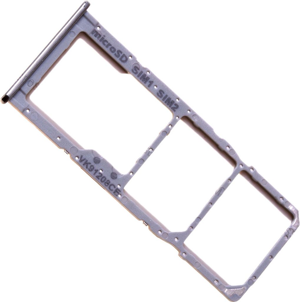 Samsung Galaxy A51 Dual SIM Kartenhalter und Micro-SD Card Fach, Original Ersatzteil, Weiss