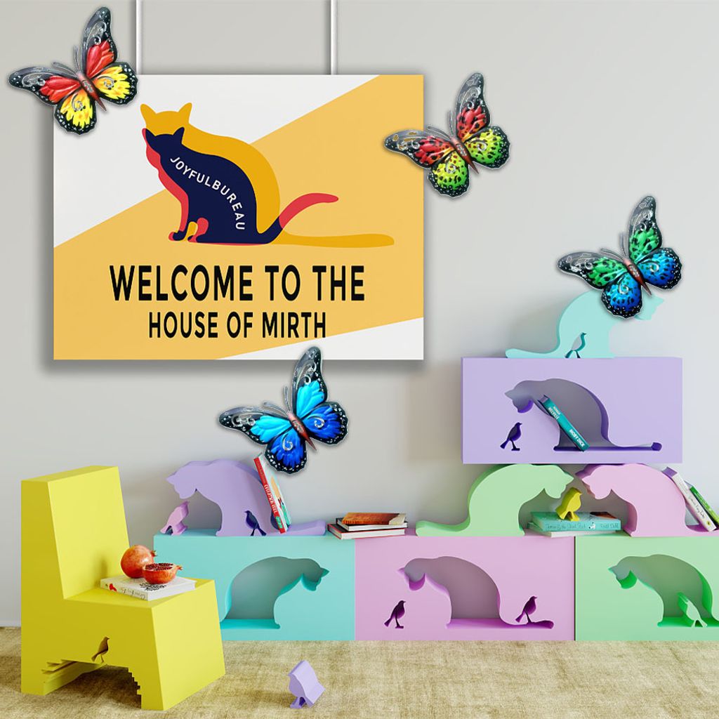 Katutude Metall-Schmetterling Wanddekoration – Bunte Schmetterlinge Für Garten, Zaun & Wohnung