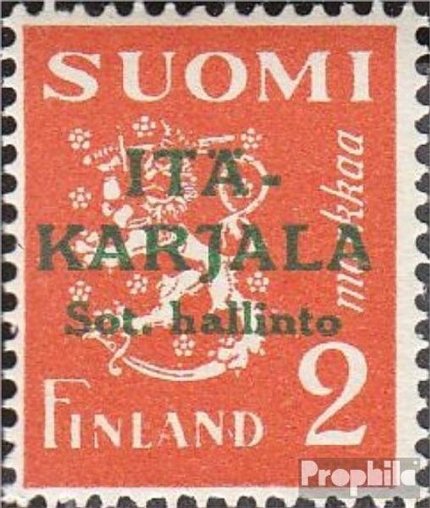 Briefmarken Finnische Bes. Ostkarelien 1941 Mi 10 Produktbild 