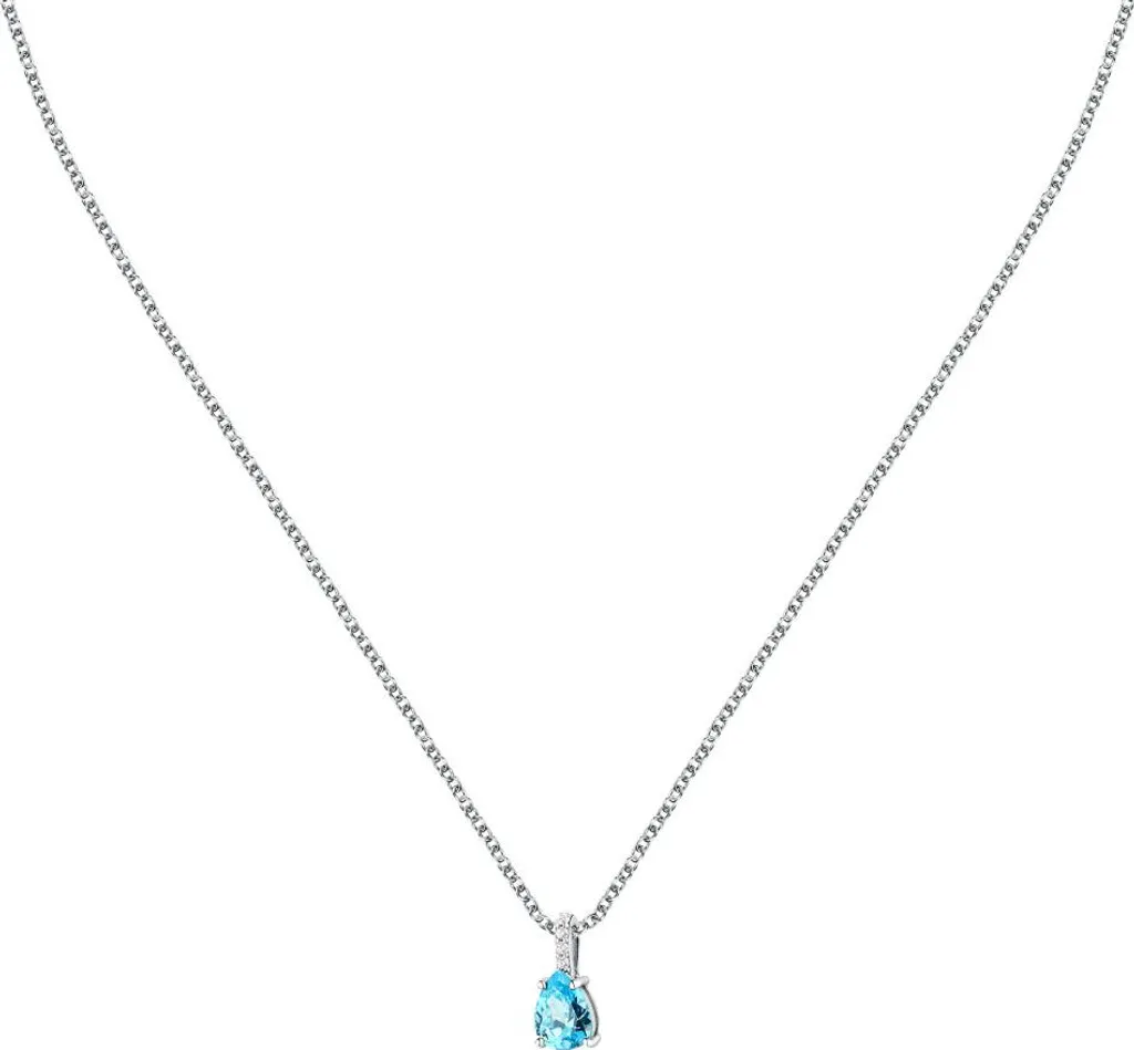 Collier argent recyclé Tesori SAIW192 : fini les allergies aux bijoux